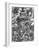 The Four Vengeful Angels, 1498-Albrecht Durer-Framed Giclee Print