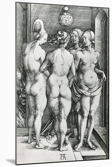 The Four Witches, 1497-Albrecht Dürer-Mounted Giclee Print