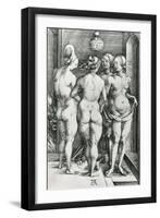 The Four Witches, 1497-Albrecht Dürer-Framed Premium Giclee Print