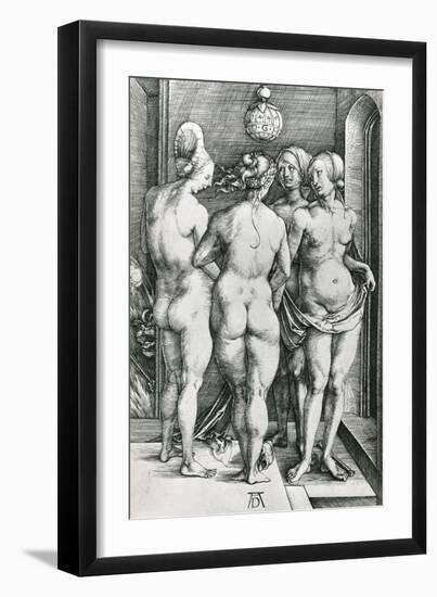 The Four Witches, 1497-Albrecht Dürer-Framed Giclee Print