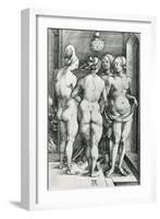 The Four Witches, 1497-Albrecht Dürer-Framed Giclee Print
