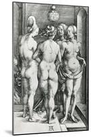 The Four Witches, 1497-Albrecht Dürer-Mounted Giclee Print