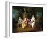 The Foursome, circa 1713-Jean Antoine Watteau-Framed Giclee Print