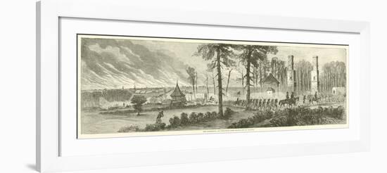 The Fourteenth and Twentieth Corps Moving Out of Atlanta, November 1864-null-Framed Giclee Print