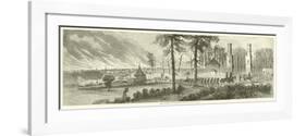 The Fourteenth and Twentieth Corps Moving Out of Atlanta, November 1864-null-Framed Giclee Print