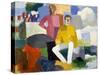 The Fourteenth of July, 1914 (Oil on Canvas)-Roger de La Fresnaye-Stretched Canvas