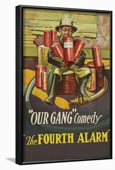 The Fourth Alarm - "Our Gang"-null-Framed Art Print