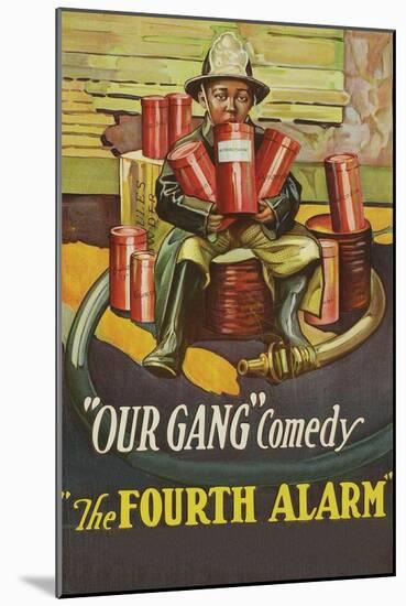 The Fourth Alarm - "Our Gang"-null-Mounted Art Print