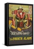 The Fourth Alarm - "Our Gang"-null-Framed Stretched Canvas