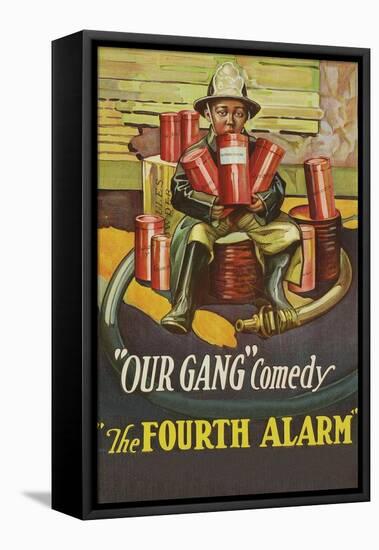 The Fourth Alarm - "Our Gang"-null-Framed Stretched Canvas