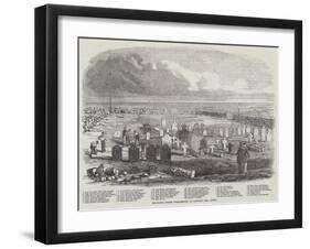 The Fourth Division Burial-Ground, on Cathcart's Hill, Crimea-null-Framed Giclee Print