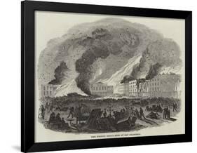 The Fourth Great Fire at San Francisco-null-Framed Giclee Print