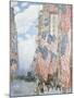 The Fourth of July, 1916-Childe Hassam-Mounted Premium Giclee Print