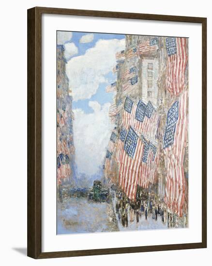 The Fourth of July, 1916-Frederick Childe Hassam-Framed Giclee Print