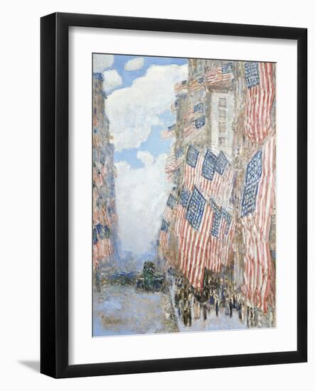 The Fourth of July, 1916-Frederick Childe Hassam-Framed Giclee Print