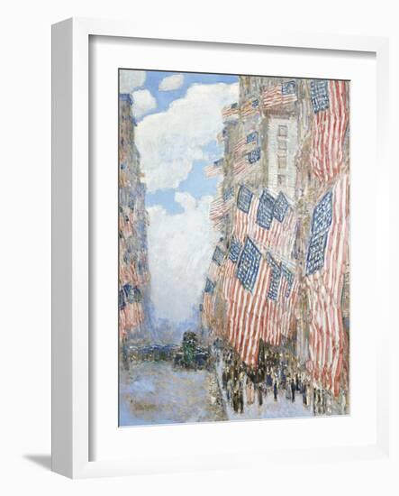 The Fourth of July, 1916-Frederick Childe Hassam-Framed Giclee Print