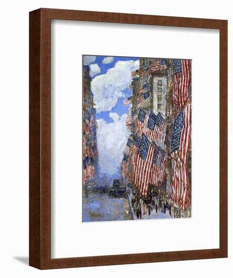 The Fourth of July, 1916-Childe Hassam-Framed Premium Giclee Print