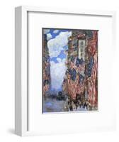 The Fourth of July, 1916-Childe Hassam-Framed Premium Giclee Print