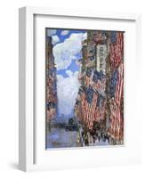 The Fourth of July, 1916-Childe Hassam-Framed Premium Giclee Print