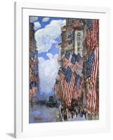 The Fourth of July, 1916-Childe Hassam-Framed Giclee Print