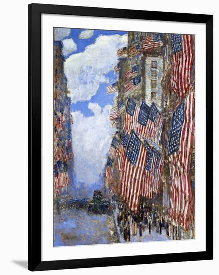 The Fourth of July, 1916-Childe Hassam-Framed Giclee Print