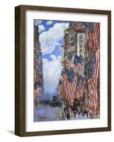 The Fourth of July, 1916-Childe Hassam-Framed Giclee Print
