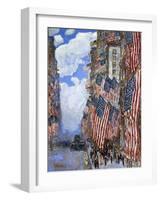 The Fourth of July, 1916-Childe Hassam-Framed Giclee Print