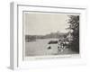 The Fourth of June at Eton, the Procession of Boats-null-Framed Giclee Print