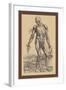 The Fourth Plate of the Muscles-Andreas Vesalius-Framed Art Print