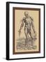 The Fourth Plate of the Muscles-Andreas Vesalius-Framed Art Print