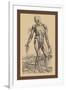 The Fourth Plate of the Muscles-Andreas Vesalius-Framed Art Print