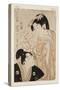 The Fourth Stage (Yondanme) (Colour Woodblock Print)-Kitagawa Utamaro-Stretched Canvas