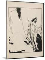 The Fourth Tableau Of the Rhinegold-Aubrey Beardsley-Mounted Giclee Print