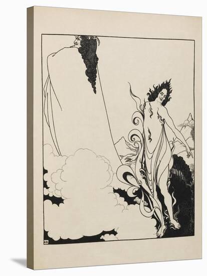 The Fourth Tableau Of the Rhinegold-Aubrey Beardsley-Stretched Canvas