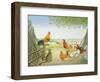 The Fowl and the Pussycat-Ditz-Framed Giclee Print