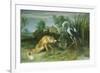The Fox and the Crane from Aesop's Fables-Frans Snyders-Framed Giclee Print