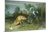 The Fox and the Crane from Aesop's Fables-Frans Snyders-Mounted Giclee Print