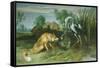 The Fox and the Crane from Aesop's Fables-Frans Snyders-Framed Stretched Canvas