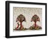 The Fox and the Crow-Sharon Turner-Framed Art Print