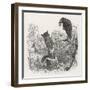 The Fox and the Crow-J.J. Grandville-Framed Art Print