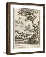The Fox and the Crow-Jean-Baptiste Oudry-Framed Giclee Print