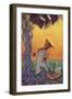 The Fox and the Grapes Fable-null-Framed Giclee Print