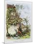 The Fox and the Grapes, La Fontaine's Fables-Gustave Fraipont-Mounted Art Print