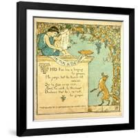 The Fox and the Grapes-null-Framed Giclee Print