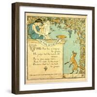 The Fox and the Grapes-null-Framed Giclee Print