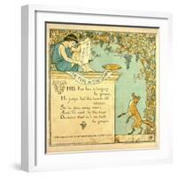 The Fox and the Grapes-null-Framed Giclee Print