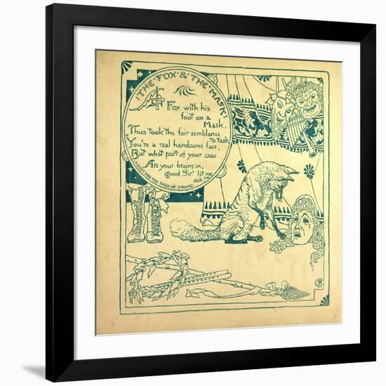 The Fox and the Mask-null-Framed Giclee Print