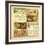 The Fox and the Mosquitoes the Fox and the Lion-null-Framed Giclee Print