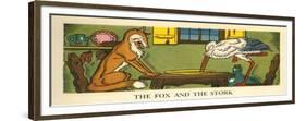 The Fox And The Stork-Hauman-Framed Premium Giclee Print
