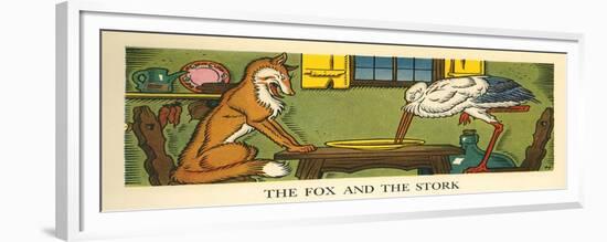 The Fox And The Stork-Hauman-Framed Premium Giclee Print